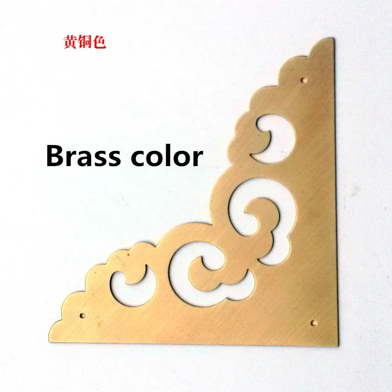 115 мм китайская антикварная мебель медь угловая обмотка дверь шкафа ластовица