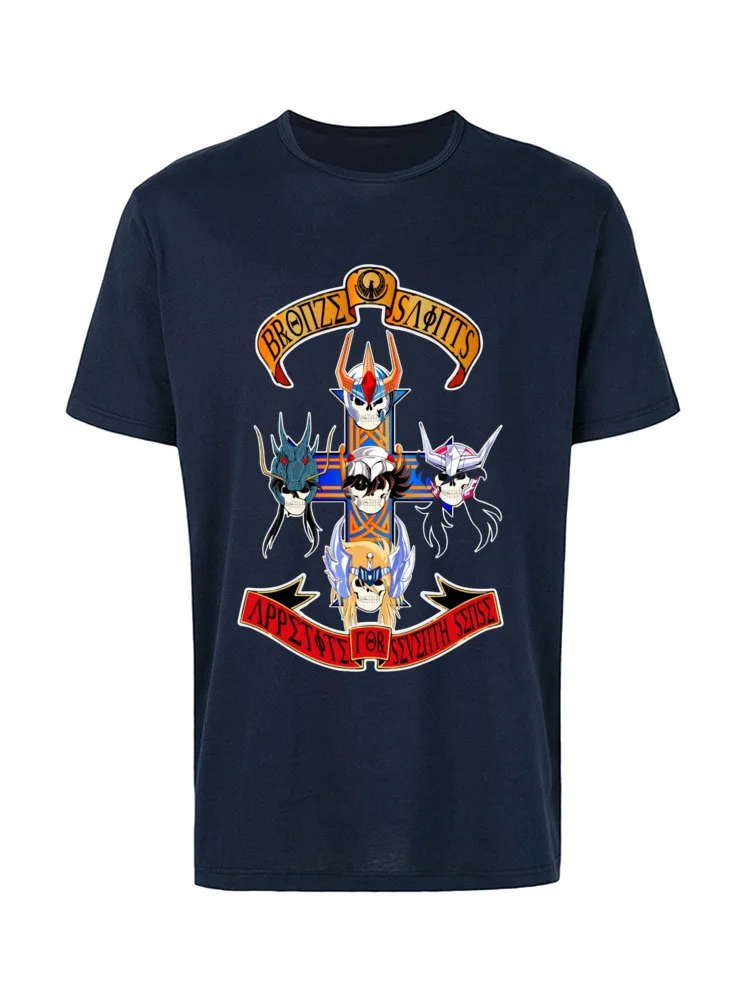 Guns n Roses ST Seiya IKKI Зодиак футболка забавная японская аниме Манга Harajuku Забавные