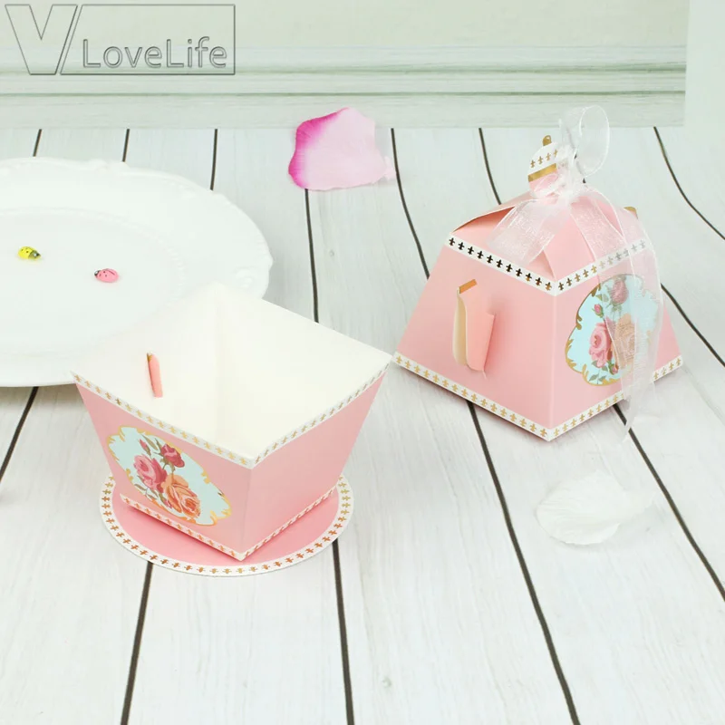 20 шт. бумажная коробка для конфет вечерние свадебные подарки гостей свадебный