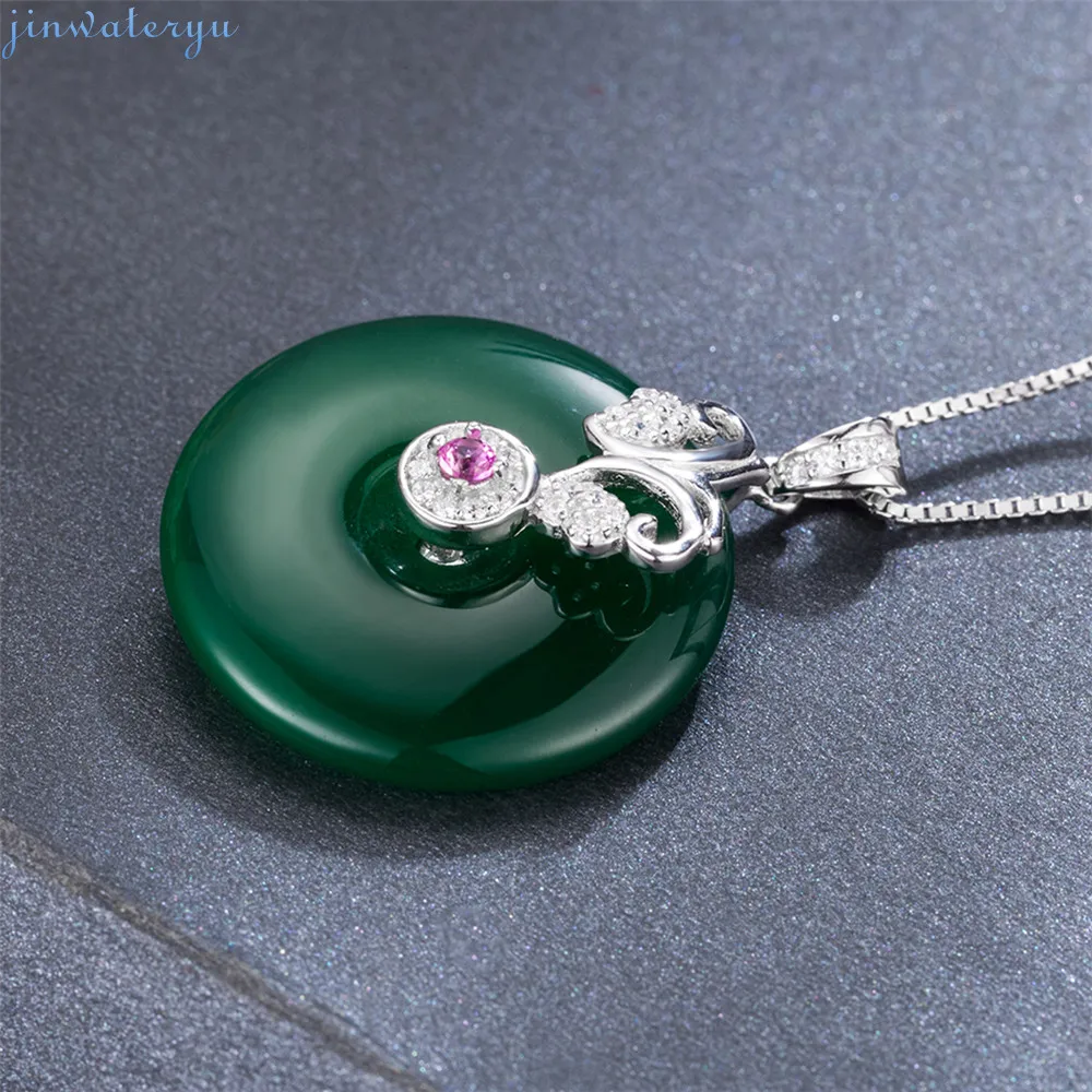 Новые Подвески jinwateryu из зеленого камня модные ювелирные украшения подвески