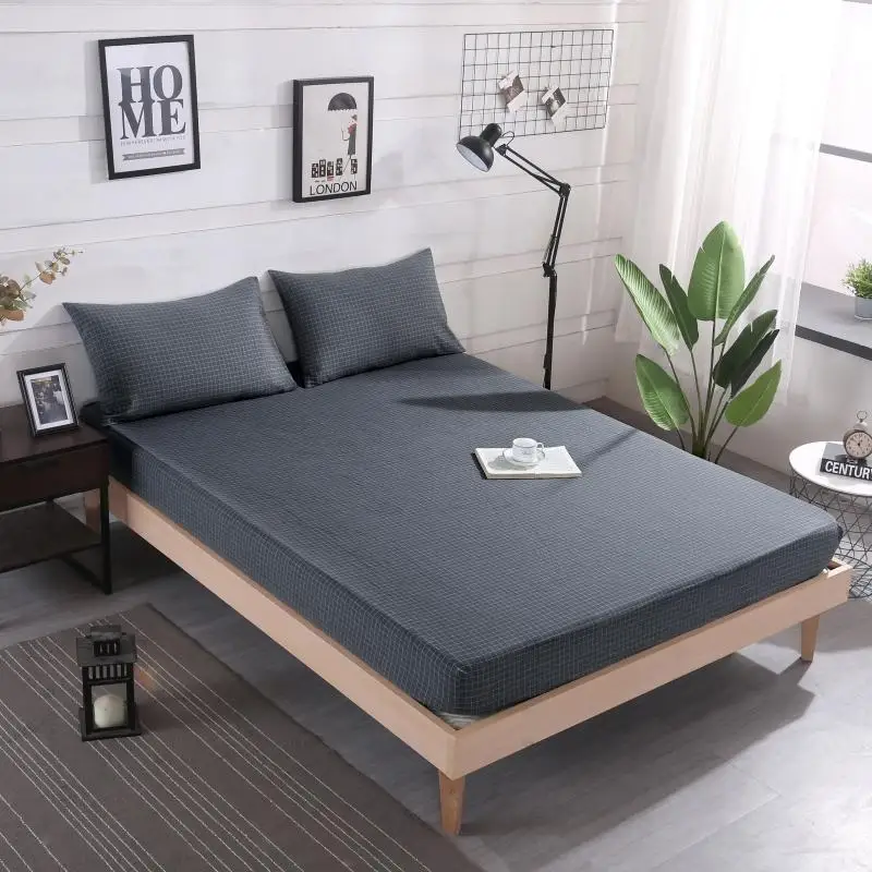 Новое мягкое моющееся хлопковое постельное белье плоские простыни покрывало