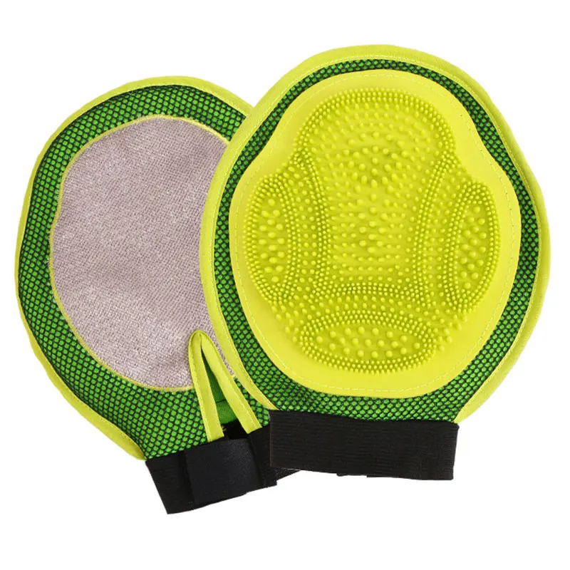 Поводок-перчатка для собак домашних животных щеточная Очистительная перчатка