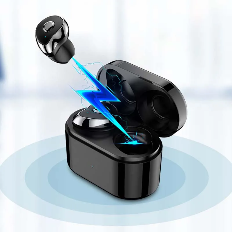 Teamyo TWS True беспроводные наушники V5.0 стерео для телефона HiFi бас шумоподавление с HD