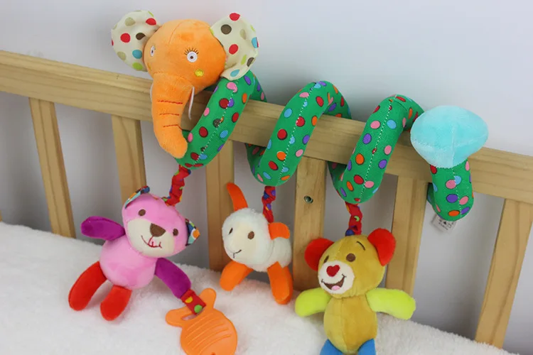 Infant Baby Toys Plush Teether Rattle Doll Lion Rattles Soft bed Handing Toy 48cm Cartoon Animal Early Educational |