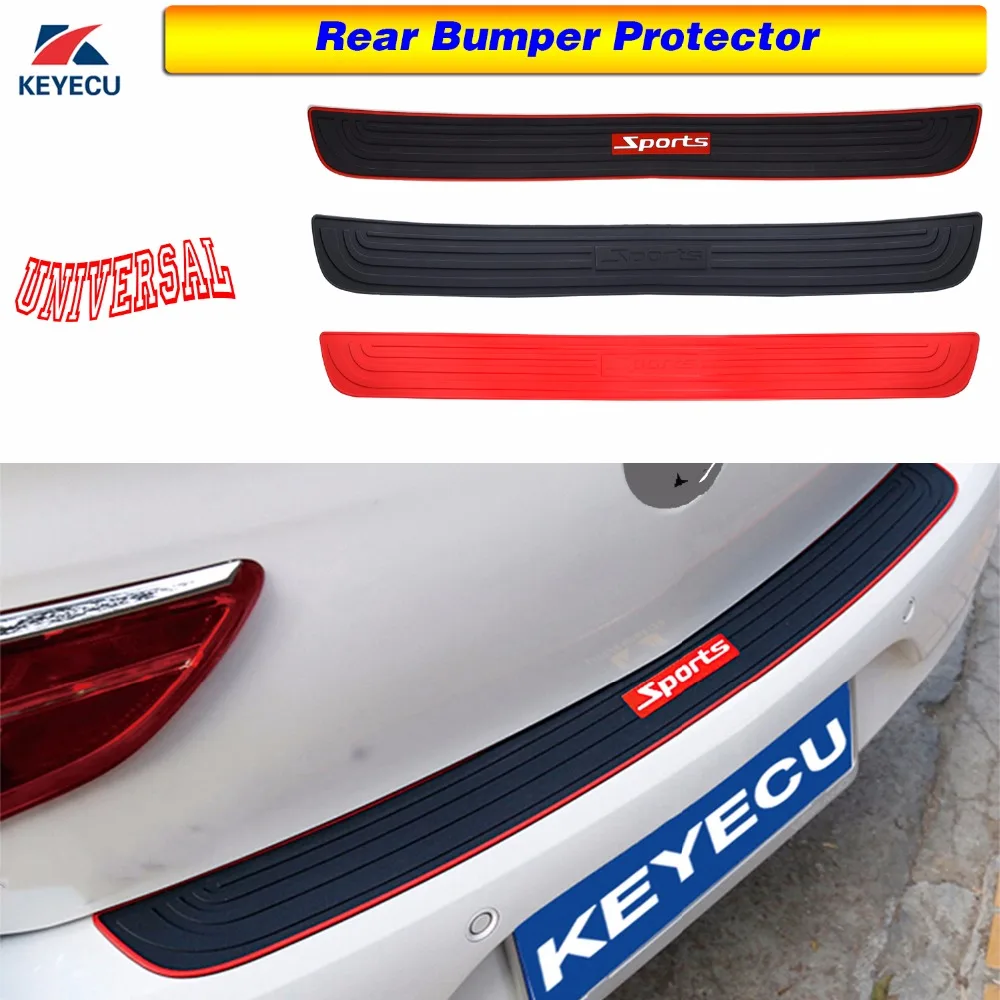 Keyecu 1 шт. защита заднего бампера резиновый бампер Защита от царапин на дверь