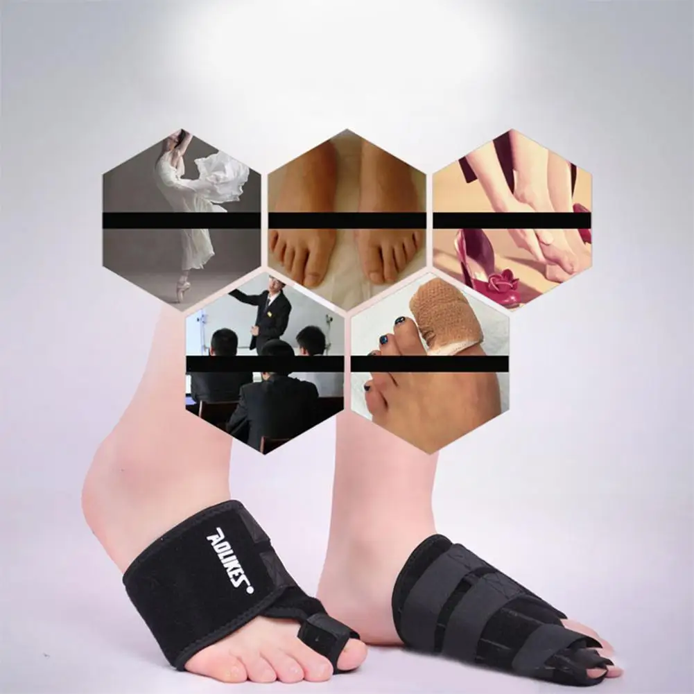 None Toe Extroversion Correcting Tape orthopedic Correct Hallux Valgus Sole Big Fracture Fixation Strap 1 pc | Спорт и развлечения