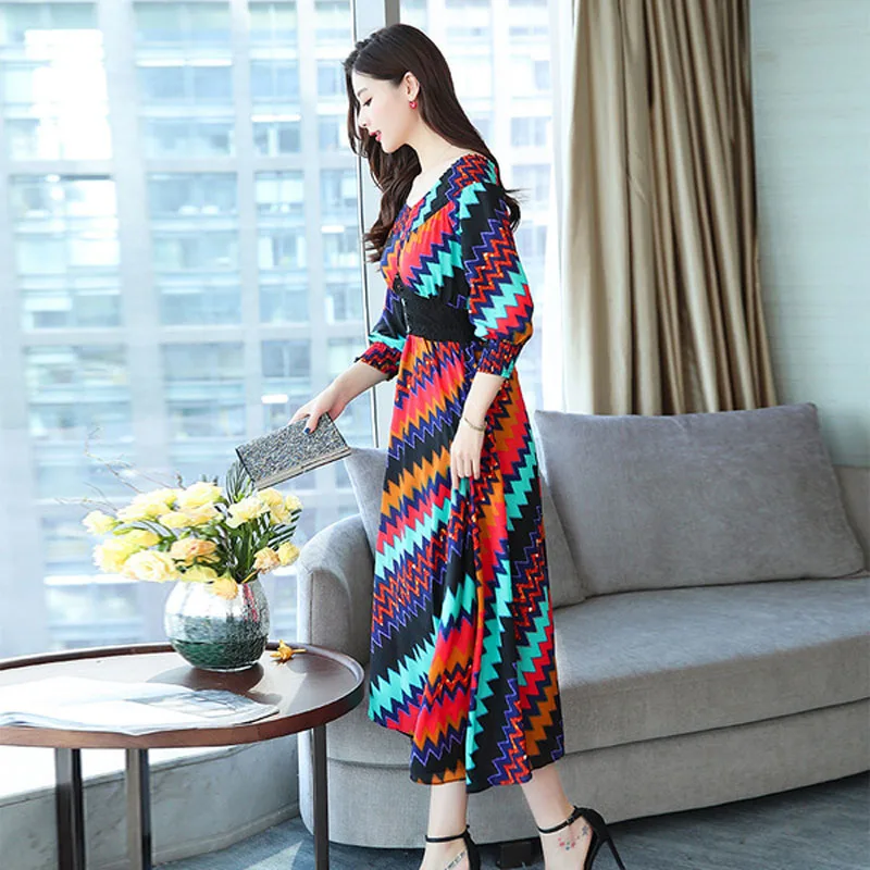 2019 корейский стиль Женская одежда в винтажном стиле пляжные летние миди-платья