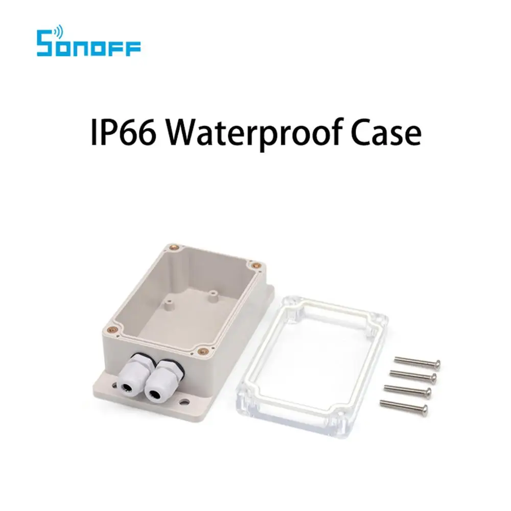 1PCS Waterproof Box Sonoff умный дом RF 433 МГц настенный беспроводной пульт дистанционного управления домашняя Автоматизация/интеллектуальный центр WiFi для Iphone смартфона - Цвет: 1PCS Waterproof Box