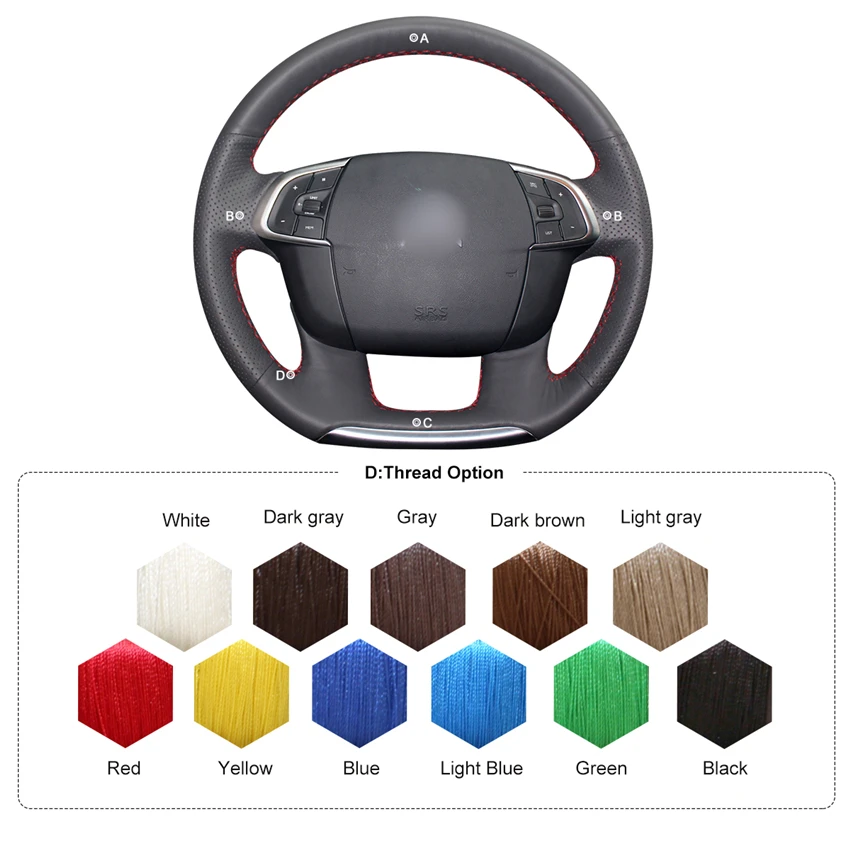 MEWANT черная искусственная кожа планшетофон для Citroen C4 C4L 2011-2015 DS4 | Автомобили и