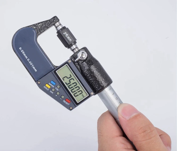 NEW l0.001mm Electronic Outside Micrometer 0-25mm Digital Caliper Gauge Meter Carbide Tip Measure Tools |