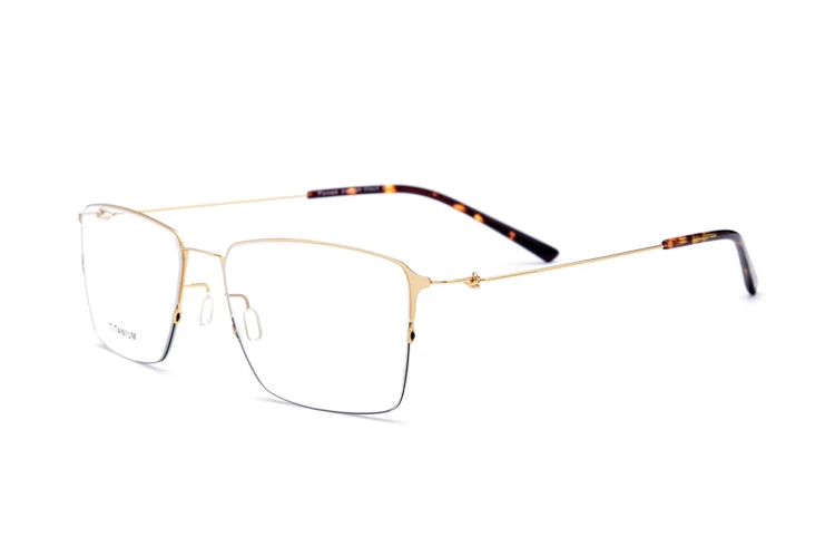 BR28611 Gold Титановые Безвинтовые очки, Корейская оправа для очков, мужские очки без оправы по рецепту, очки для близорукости, оптическая оправа Oculos De Grau Gafas - Цвет оправы: BR28611 Gold