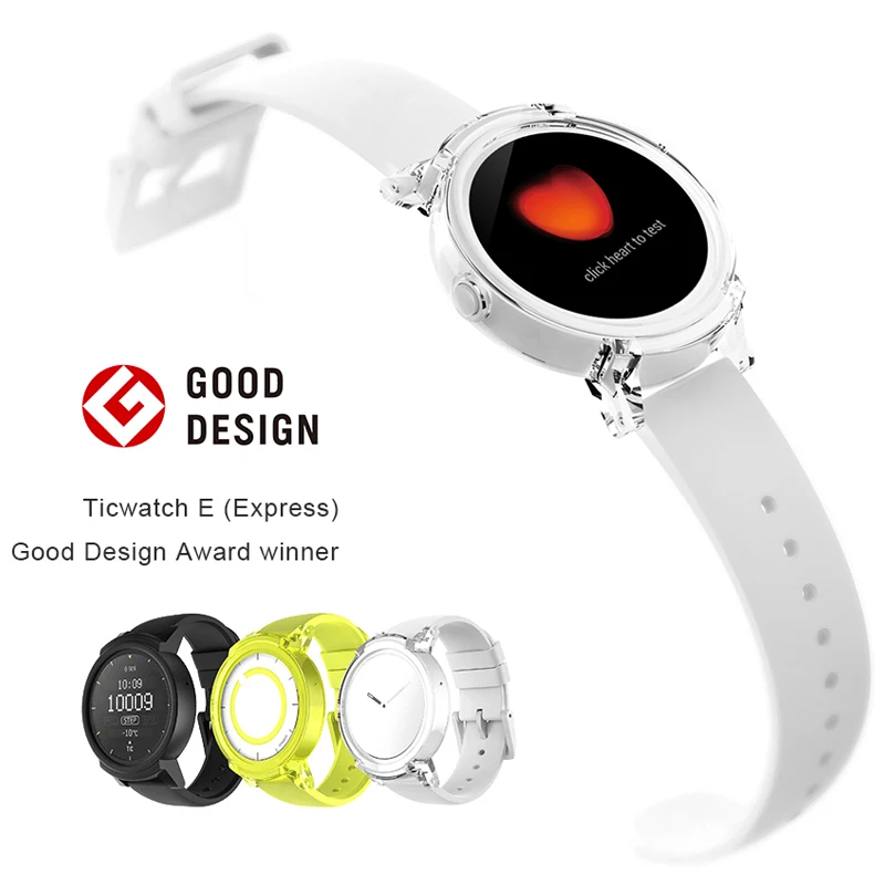 Оригинальный Ticwatch E умные часы для Android 2 0 MT2601 двухъядерный с GPS Смарт IP67
