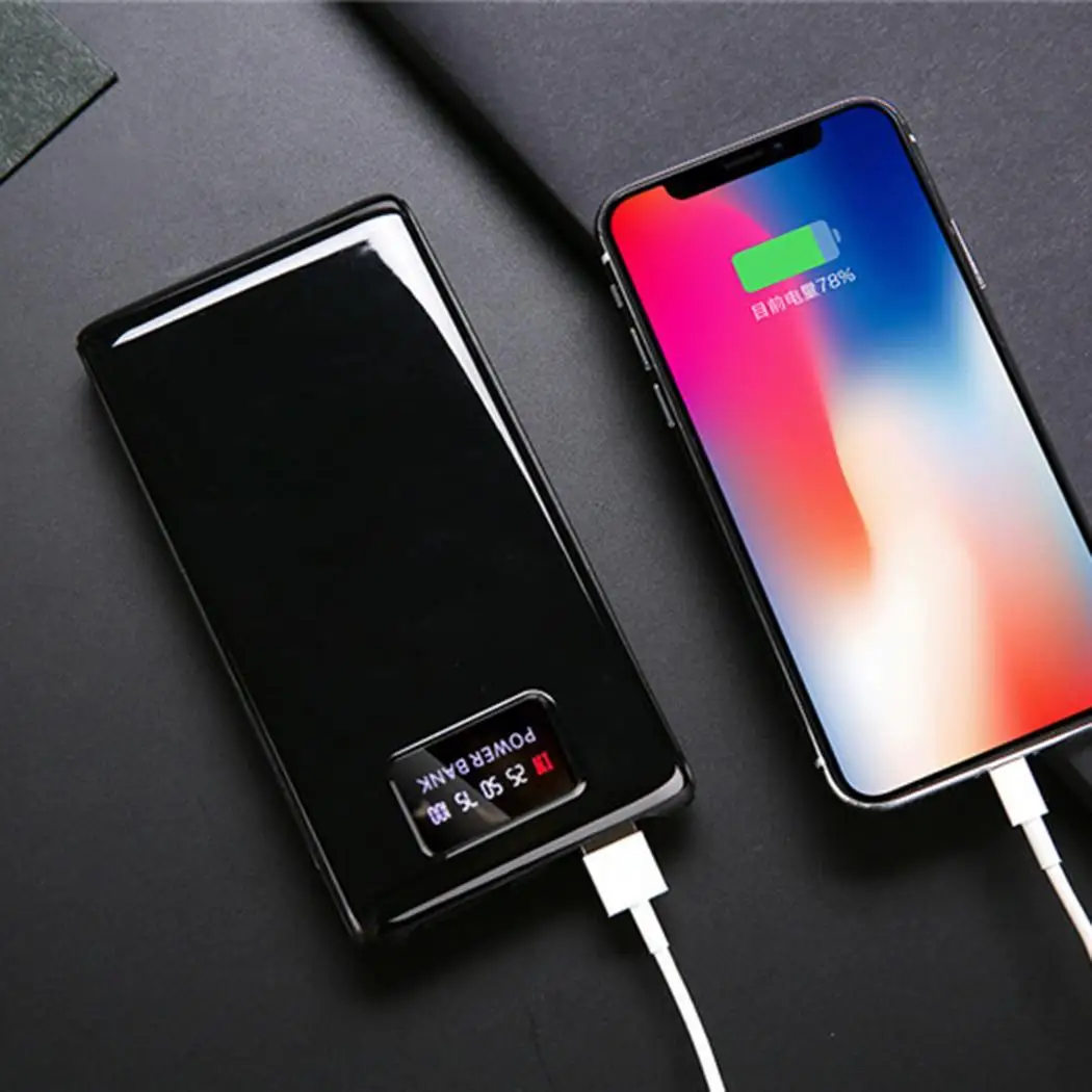 Бесплатная Сварка power Bank Shell ЖК-экран цифровой дисплей чехол для телефона с