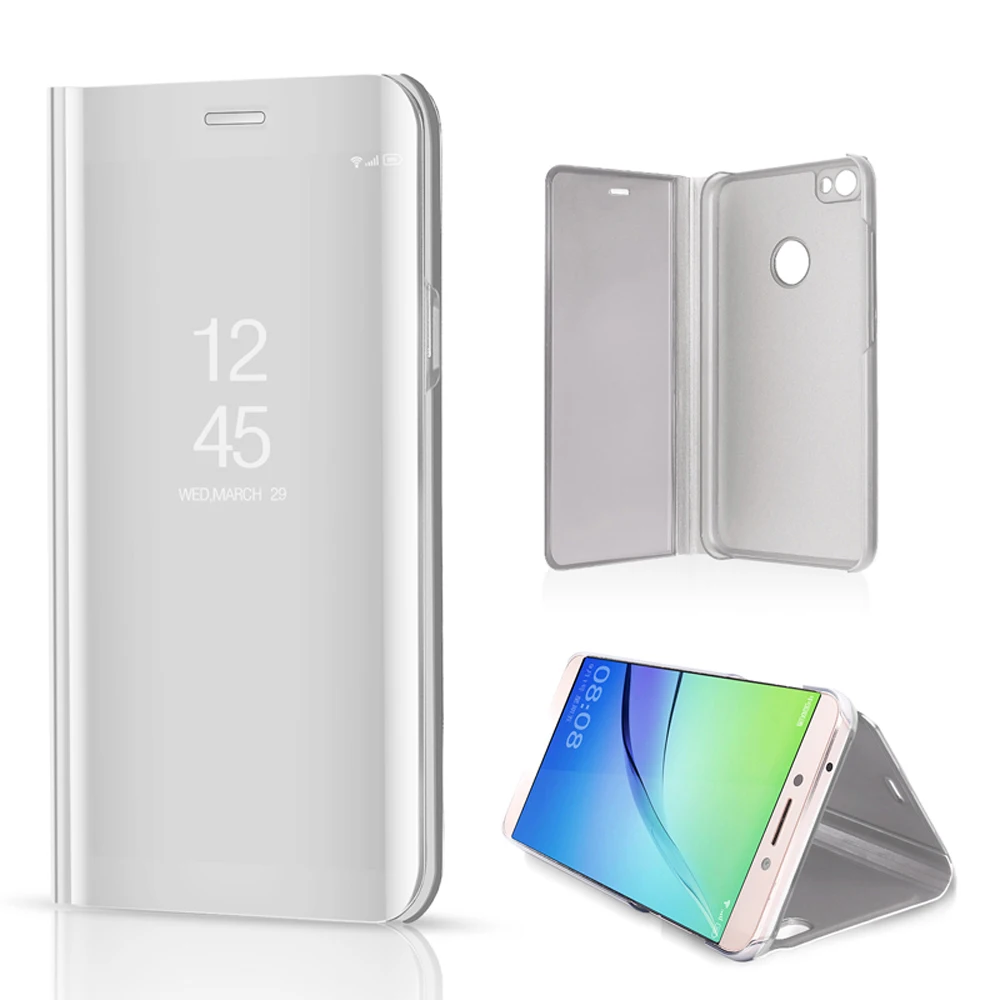 Умный зеркальный Чехол-книжка для Xiaomi Mi A1 Mix 2 mi 6 5C Redmi 5 plus Note 5A prime 4X 3 4 X | Мобильные