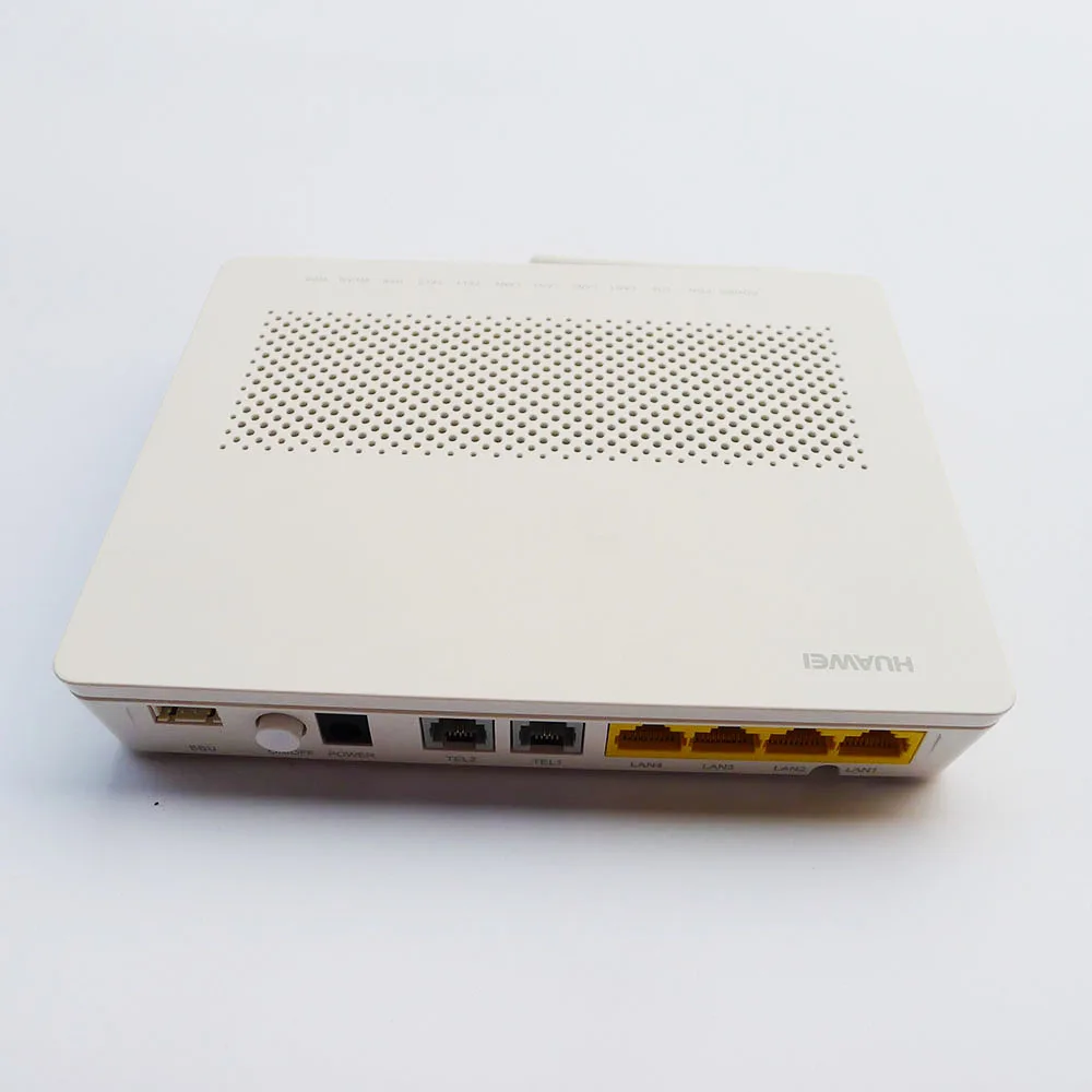 Бывший в употреблении 90% Новый беспроводной терминал Gpon HG8245H класс C + ONU 4 GE LAN и 2