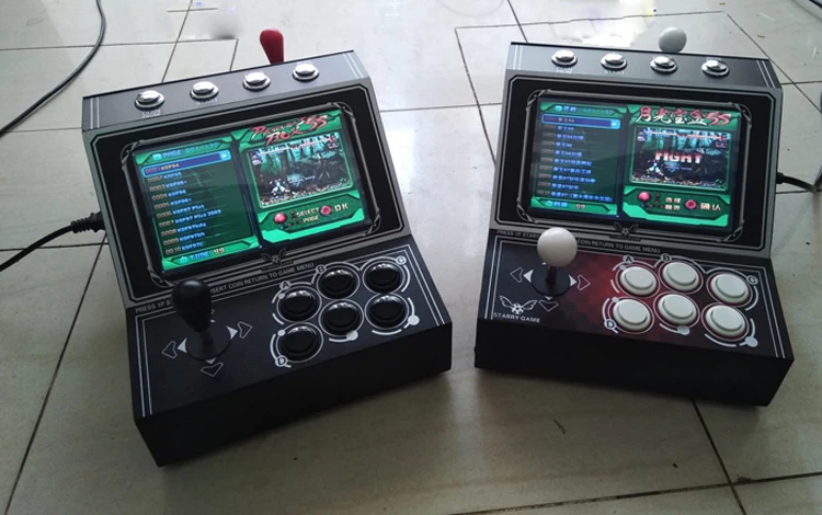 " lcd Мини Настольная аркадная игра с классическими играми 1500 В 1 PCB/мини аркадная игровая машина
