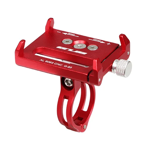 Red Держатель для телефона из алюминиевого сплава для велосипеда, мотоцикла, велосипеда, руля для iPhone X Xs Xr 8 7 6, крепление для сотового телефона для samsung S9 S8 - Цвет: Red