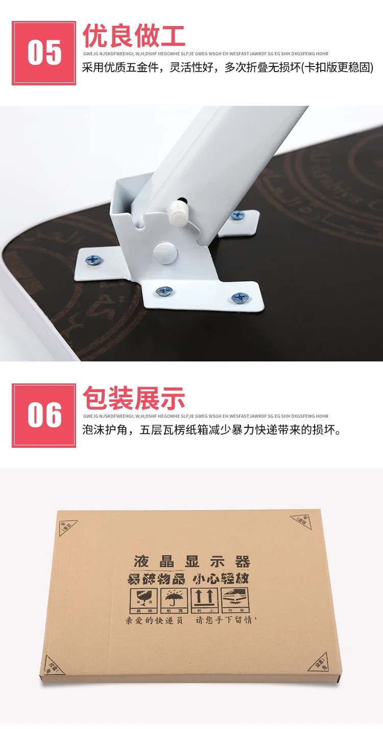 Folding Desk Small Bed Table Dormitory Student Student Laptop Desk Multi-function Bracket Table Bedroom