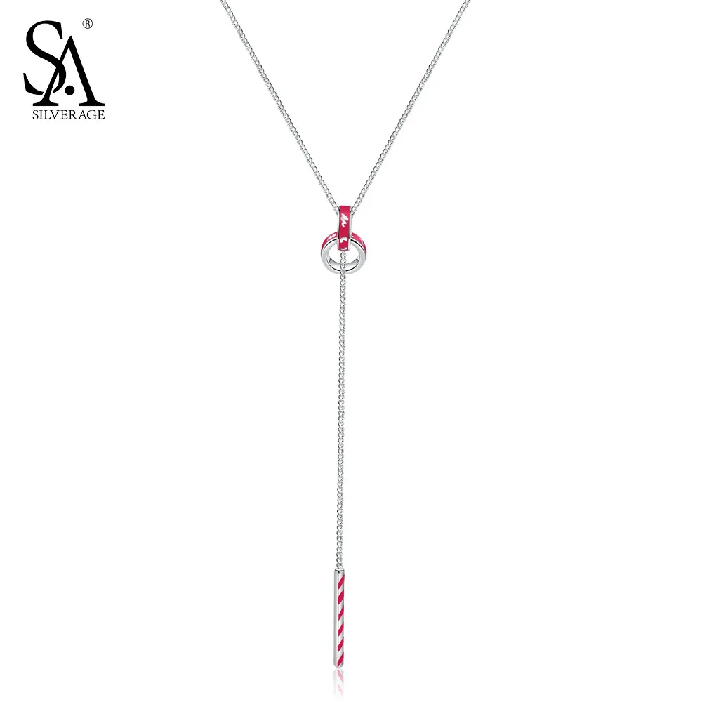 Sa silverage 925 Серебро длинные Ожерелья для мужчин Подвески|pendant long necklace|pendant necklacependant
