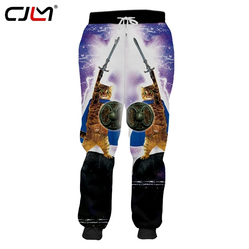 Повседневные брюки CJLM Homme популярные длинные свободные с объемным рисунком воина