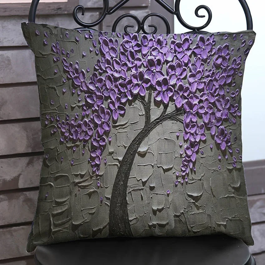 Декоративная наволочка из хлопка и льна 45x45 см|cushion cover|decorative cushion coversdecorative pillow covers