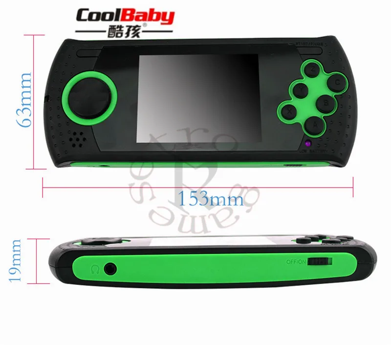 DHL 10 шт./лот симулятор MD16 3 0 дюймовые игровые консоли 16BT ручной ПВП PXP с поддержкой