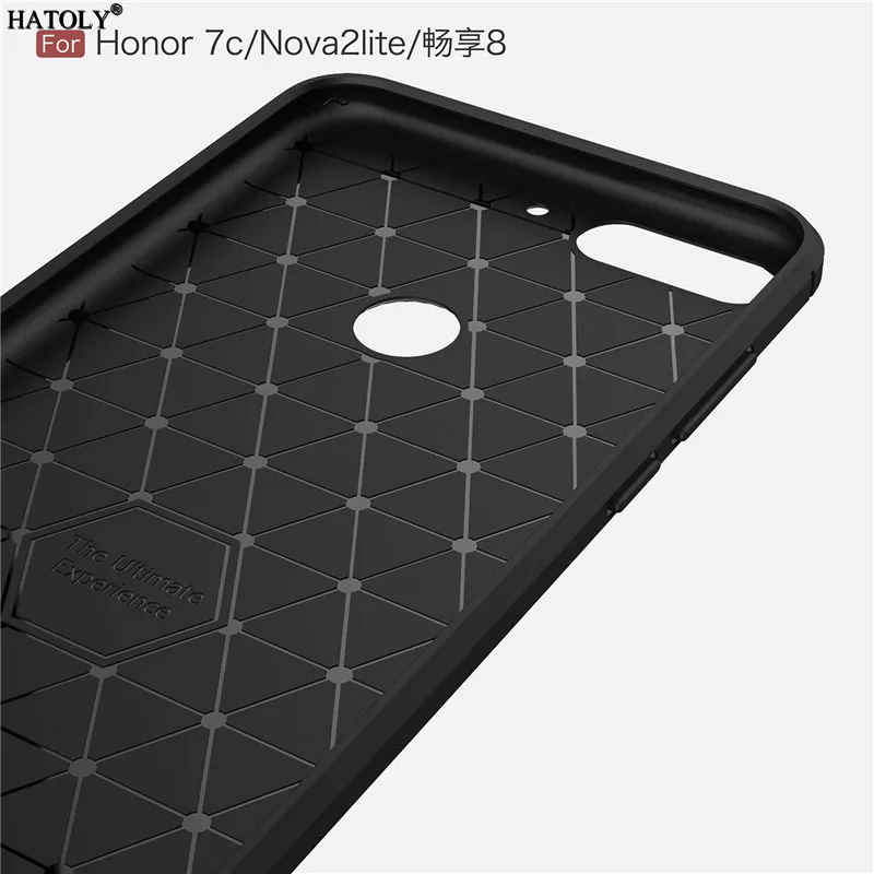 Чехол HATOLY для Huawei Honor 7C мягкий резиновый чехол из ТПУ телефона / Y7 Prime 2018 Pro Enjoy 8