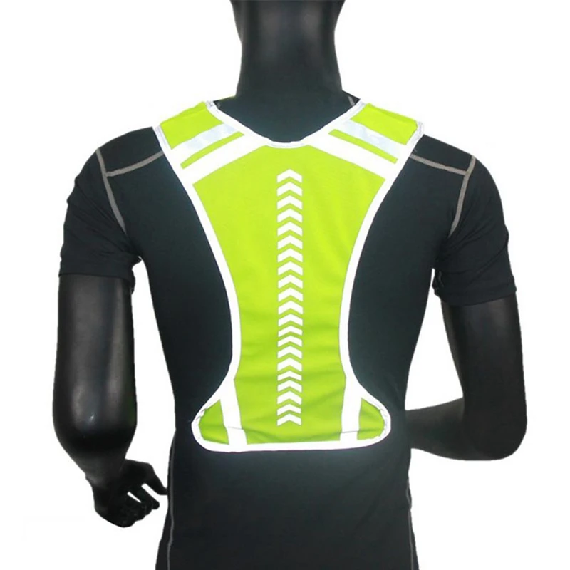 

Colorful Reflective Outdoor Cycling Safety Protective Vest Motocycle Harness Night Running Vest Men Women Running Vests