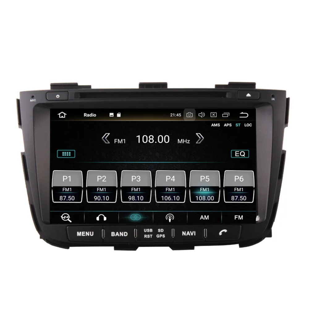 8 дюймов 4 ГБ ОЗУ Android 0 Восьмиядерный Автомобильный CD DVD мультимедиа для Kia Sorento 2013