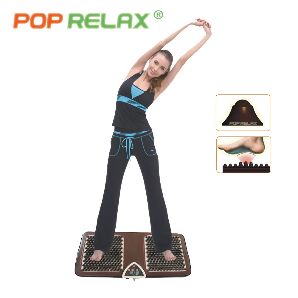 Массажный коврик для ног POP RELAX NUGA NM55 турмалиновый германиевый с