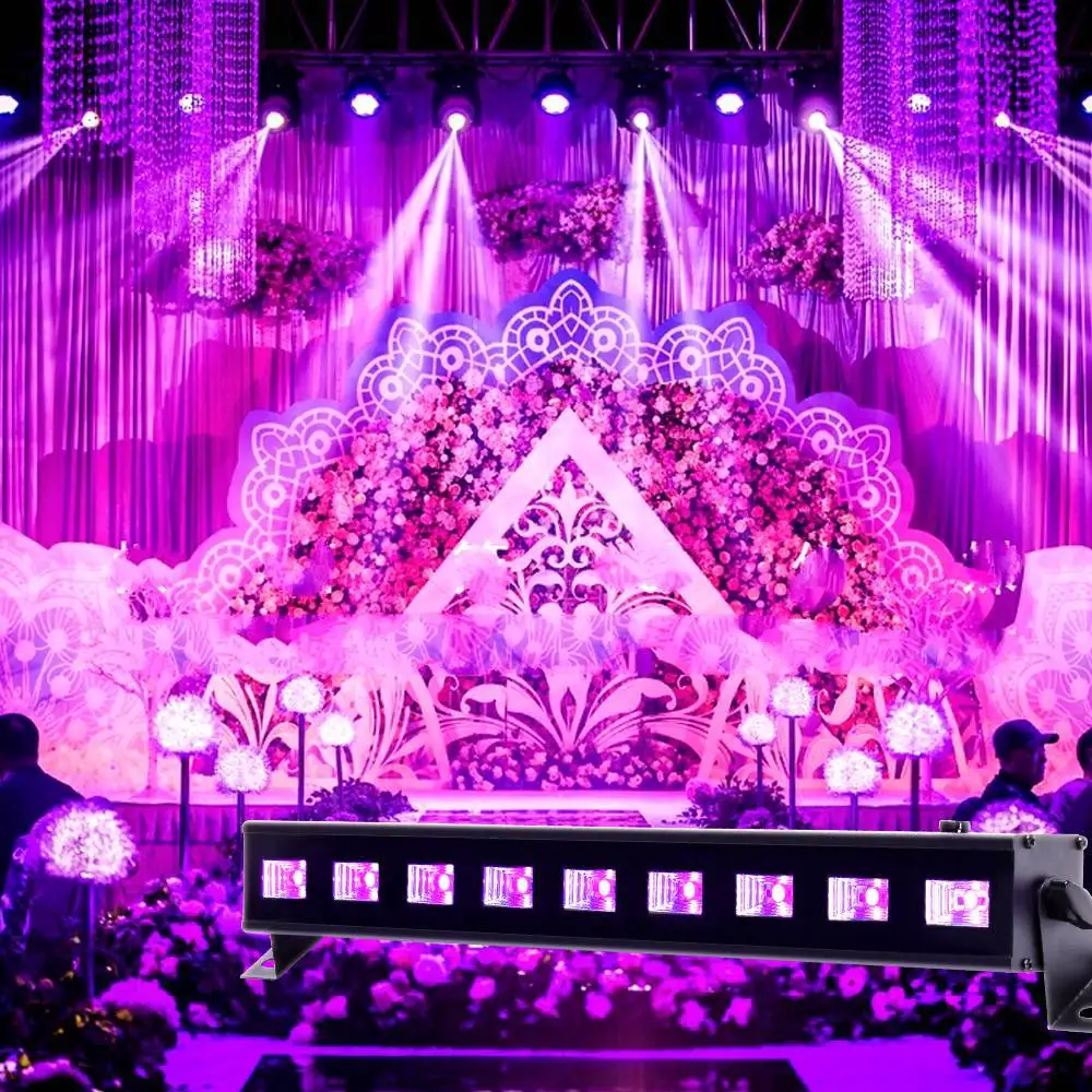 Светодиодный УФ светильник 27 Вт для сцены модель 100% года настенный вечерние