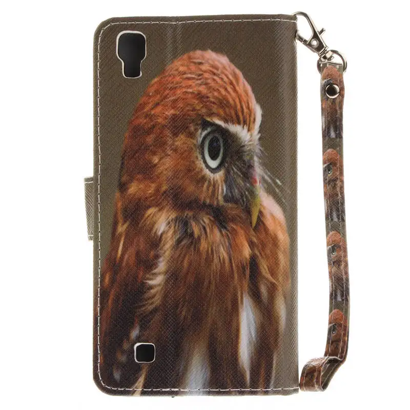 Для Coque LG X POWER красивые Дизайн кожа Moible флип чехол для K220DS K220 полный