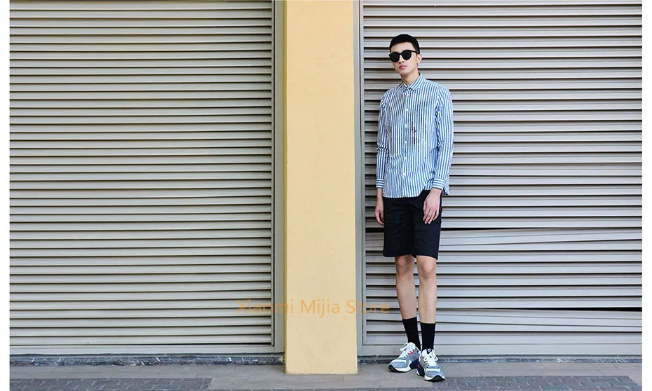 Новое поступление, Xiaomi Mijia, Ретро стиль, кроссовки, мужские, для бега, спортивные, натуральная кожа, прочные, дышащие, для спорта на открытом воздухе