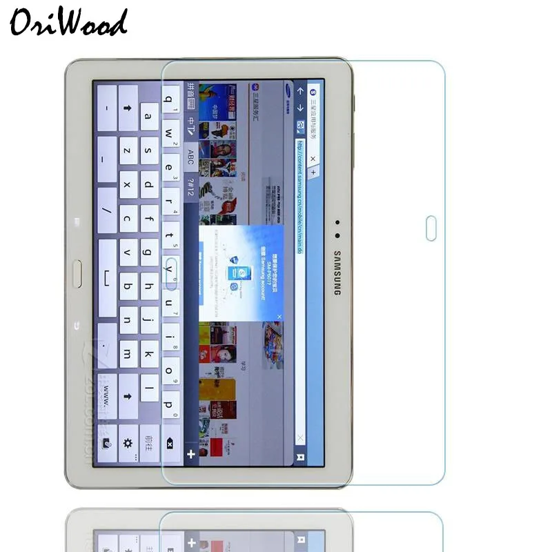 2.5D полное покрытие закаленное стекло для Samsung Galaxy Note 10 1 2014 Edition SM P600 P601 P605 защитная