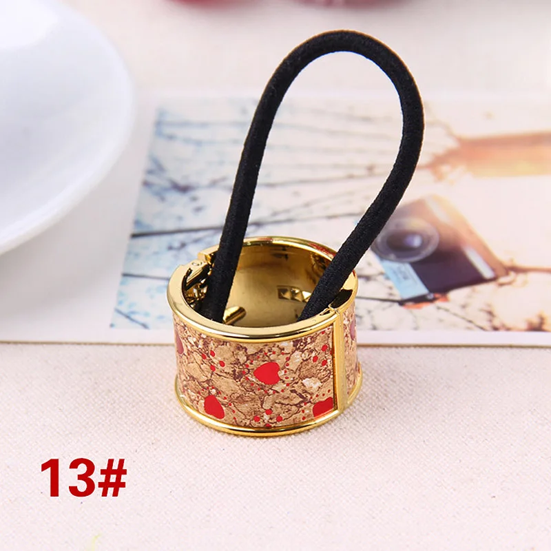 LNRRABC 15Colors Scrunchy Rubber Headband Female Ponytail Gum Girls Charming Headwear Elastic Hair Bands Hair Accessories