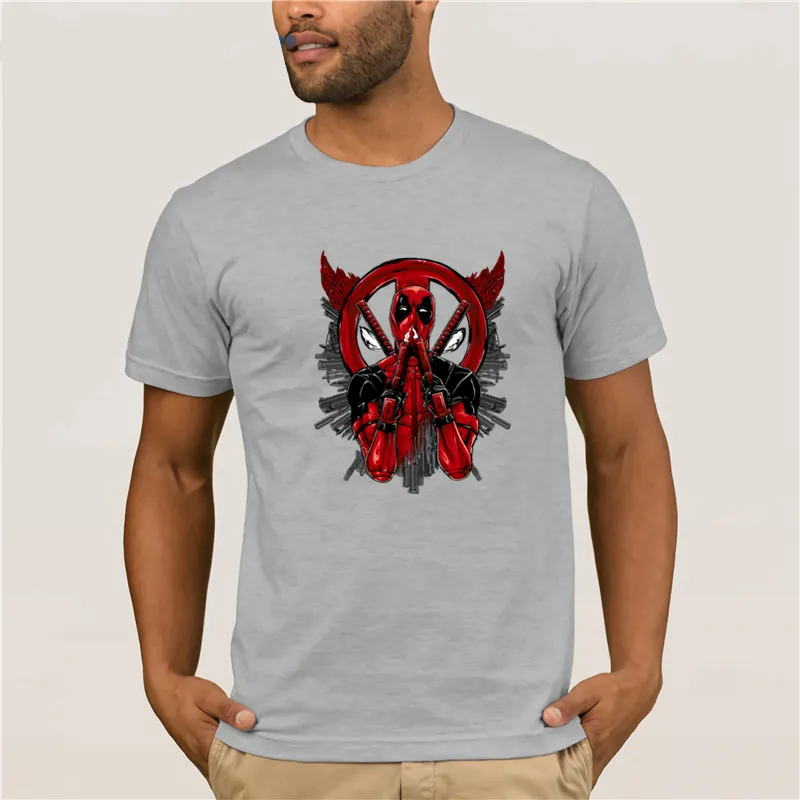 Hakuna Matata Deadpool Мужская футболка крутая тренд новый модная мужская одежда|Мужские
