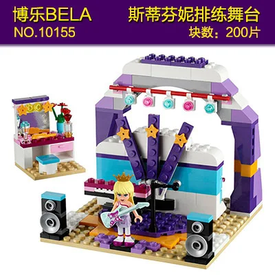 200 Unids Amigo Serie Super Estrella Etapa de Ensayo Modelo Kit Construccion Bloques Ladrillos Juguete Nina|bloques construccion|bloques
