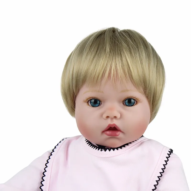 Bebe кукла для новорожденных 55 см Силиконовая прелестная малышей Bonecas модная
