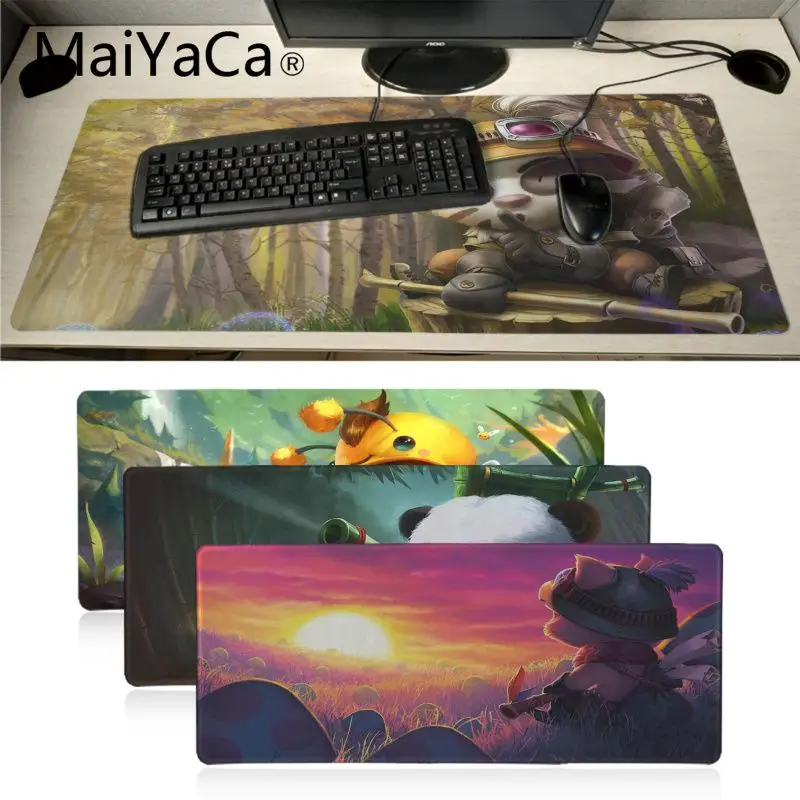 MaiYaCa Высокое Качество Лига Легенд Teemo Высокая скорость коврик для мыши Коврик для мыши Notbook компьютерная игровая клавиатура коврики для мыши
