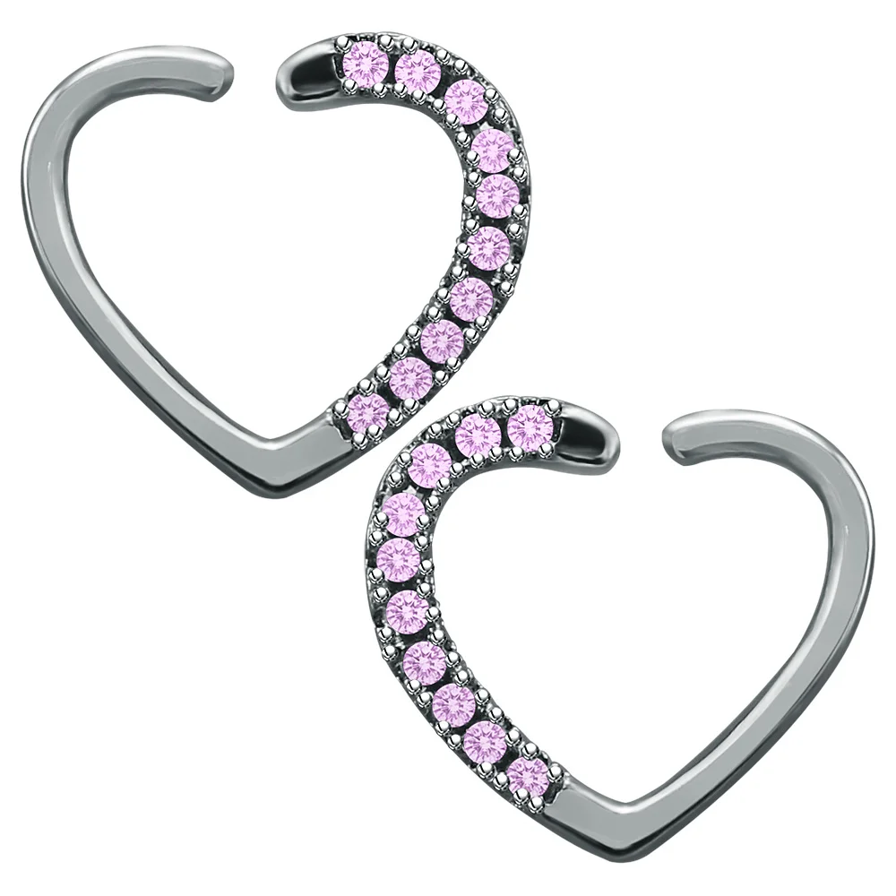 Пирсинг для ушей женщин и девушек украшение 16 калибров|crystal clip earings|clip earringsclip piercings