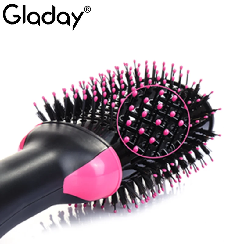 Высококачественный Фен щетка многофункциональная 2 в 1 расческа для выпрямления