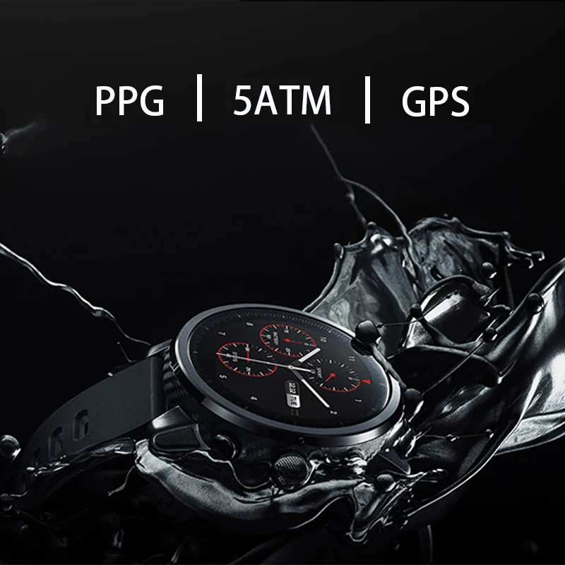 Xiaomi Amazfit 2 Смарт часы с gps PPG монитор сердечного ритма 5ATM