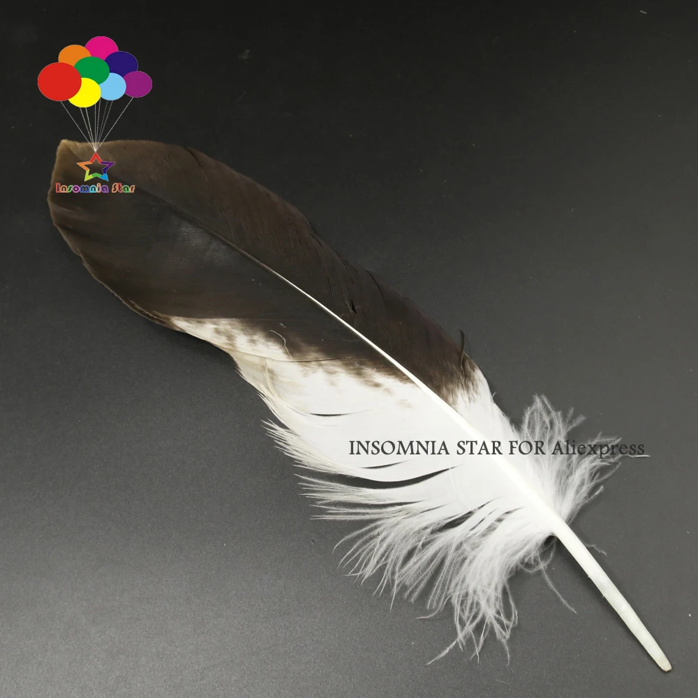 2 шт. натуральный супер редкий feathers12-14 дюймов/30-35 см Diy Карнавальная маска для головы