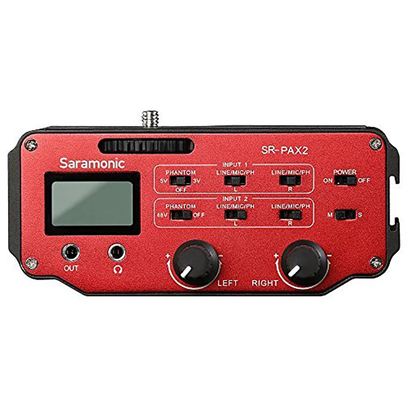 Saramonic Sr-Pax2 аудио адаптер смесителя Предварительный усилитель два Xlr и 3 5 мм разъем