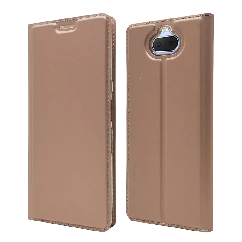 Кожаный флип-чехол PDGB для sony Xperia X Compact XA1 XA2 XA3 Ultra 10 Plus L1 L2 Роскошный чехол-книжка