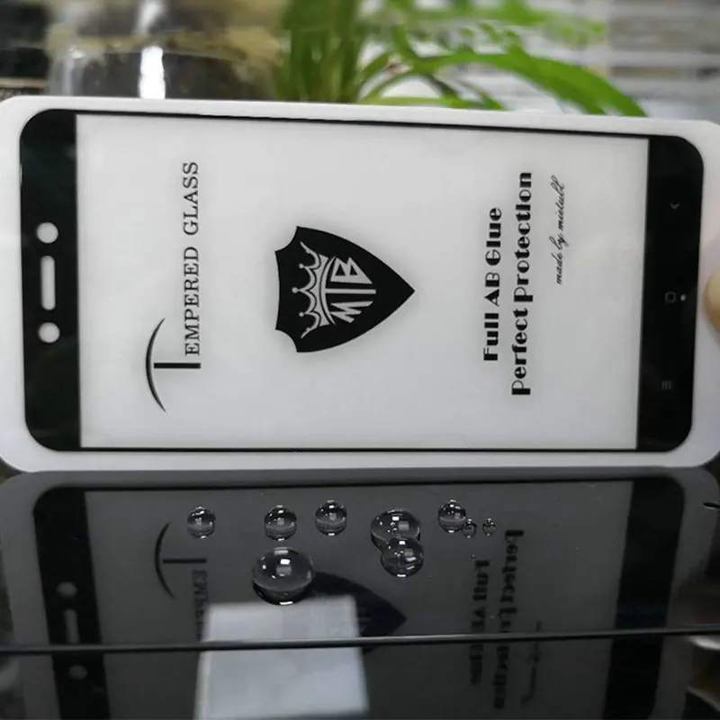 for Motorola Moto G6 Plus G6+ Full Cover AB Glue Tempered Glass Screen Protector Film 5.7&quot Anti fingerprint | Мобильные телефоны