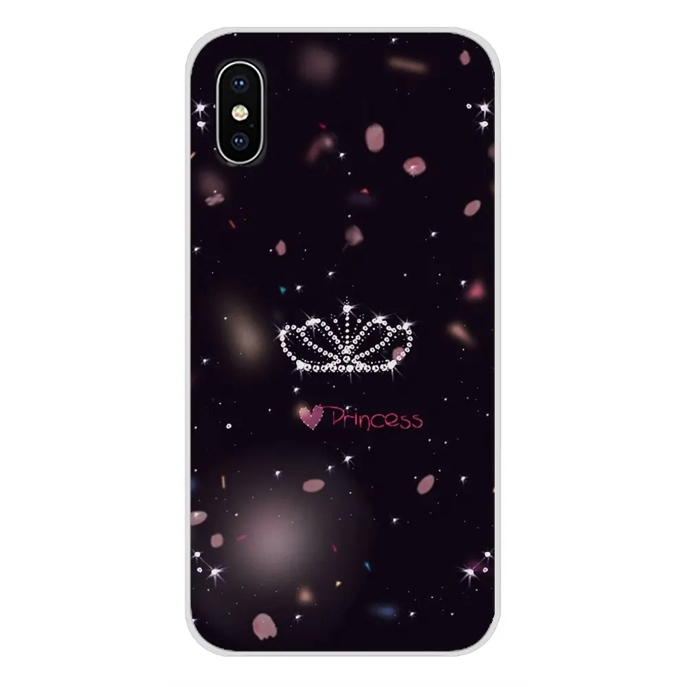 Силиконовый чехол для телефона Xiaomi Redmi 4A S2 Note 3 3S 4 4X5 Plus 6 7 6A Pro Pocophone F1 Princess Crown
