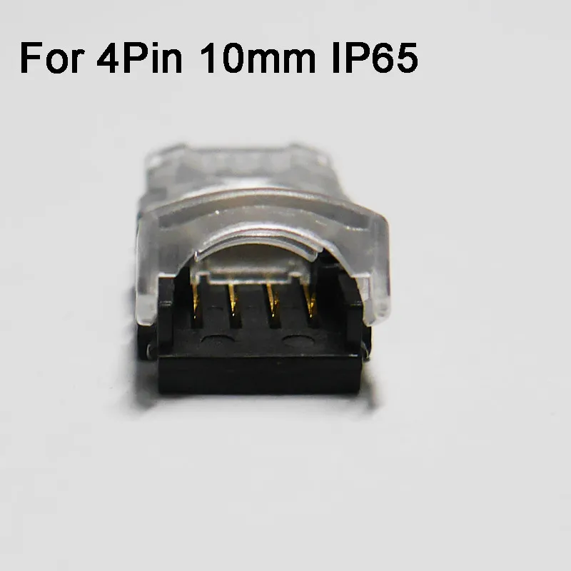 5 шт./лот 2pin 3pin 4pin 5pin Светодиодные ленты Разъем для 3528 5050 Светодиодные ленты для провода или тест-полоски для ленты соединения Применение терминалы - Цвет: 4pin 10mm for IP65