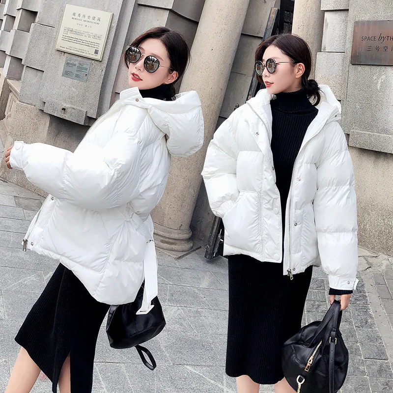 Зимнее пуховое пальто Женщины 2018 пуховик женский белая утка вниз Длинные парки с