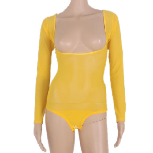 Золотой Women Sexy One Piece Leotard Belly Dance Tops Long Sleeves Bellydance Accessories Women Bodysuit Bottoming Shirt Dancewear - Цвет: Золотой